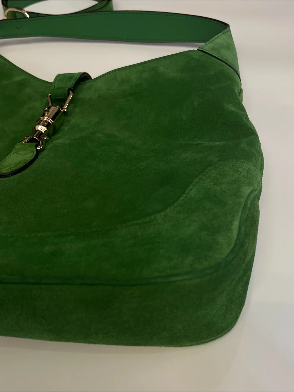 JACKIE GIORNO SUEDE HANDBAG